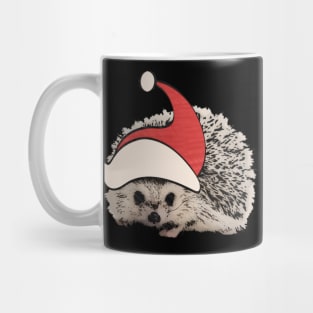 Hedgehog Christmas Santa Elf Vintage Novelty Gift Mug